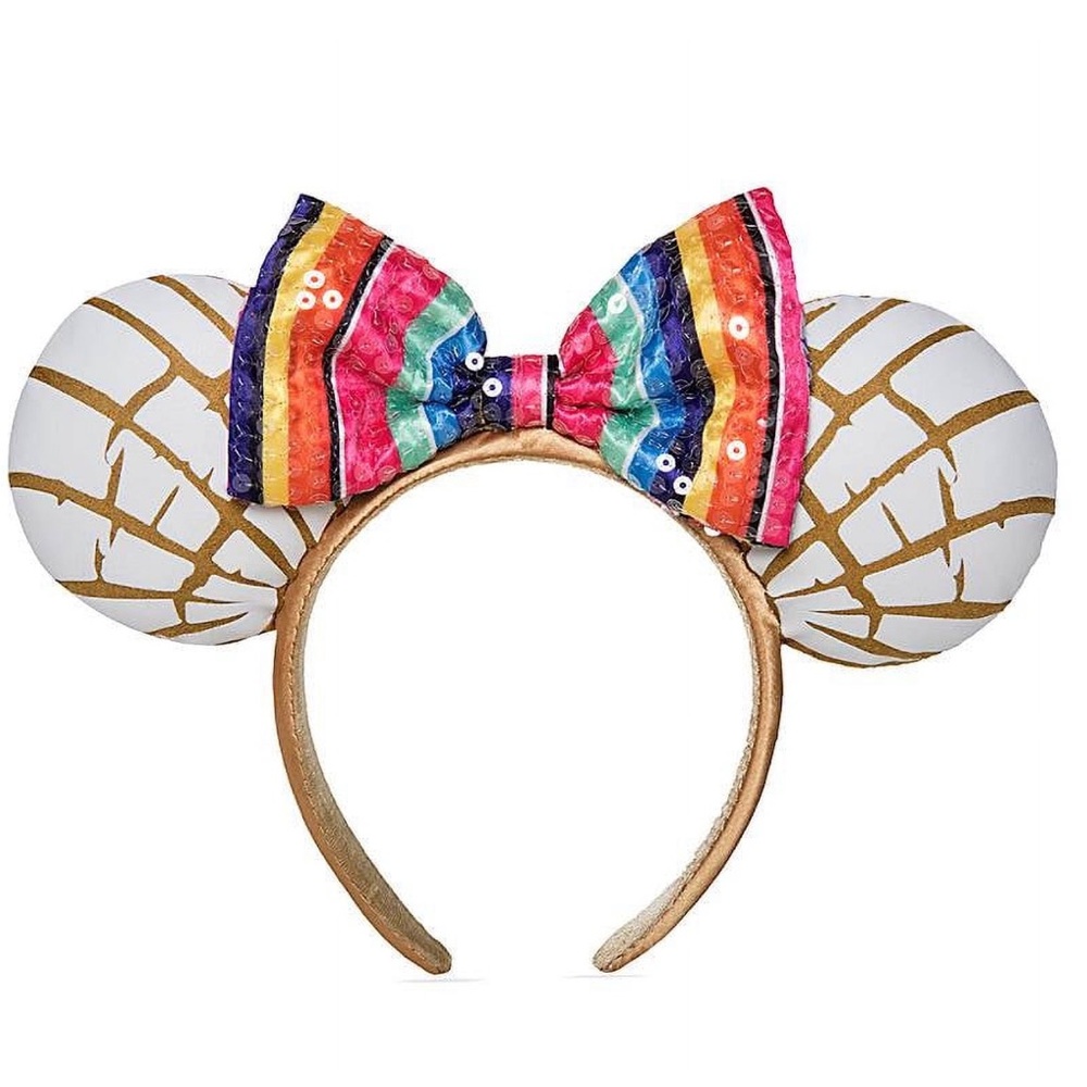 Disney Parks Epcot World Showcase Mexico Concha Minnie Mouse Ears Headband Adult